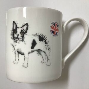 Roy Kirkham Frenchie Dog England Bone China Coffee Mug 2012 French Bulldog NEW